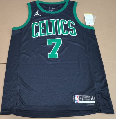 Maillot de Basket #7 Brown Celtics 22-23 statement Noir